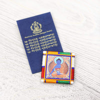 Thangkas Medicine Buddha Protection Amulet JP649